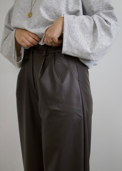 COCO - Lederlook Broek