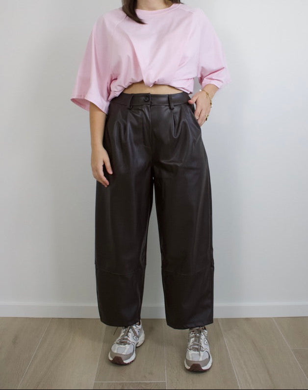 COCO - Lederlook Broek