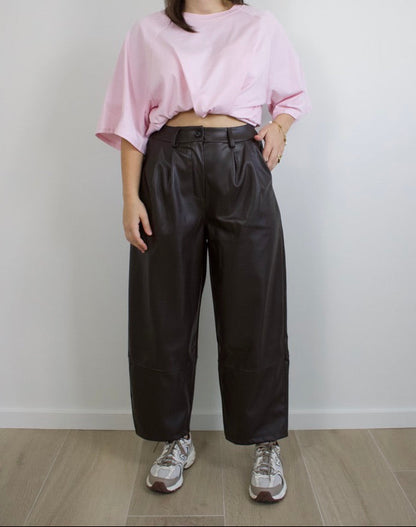COCO - Lederlook Broek