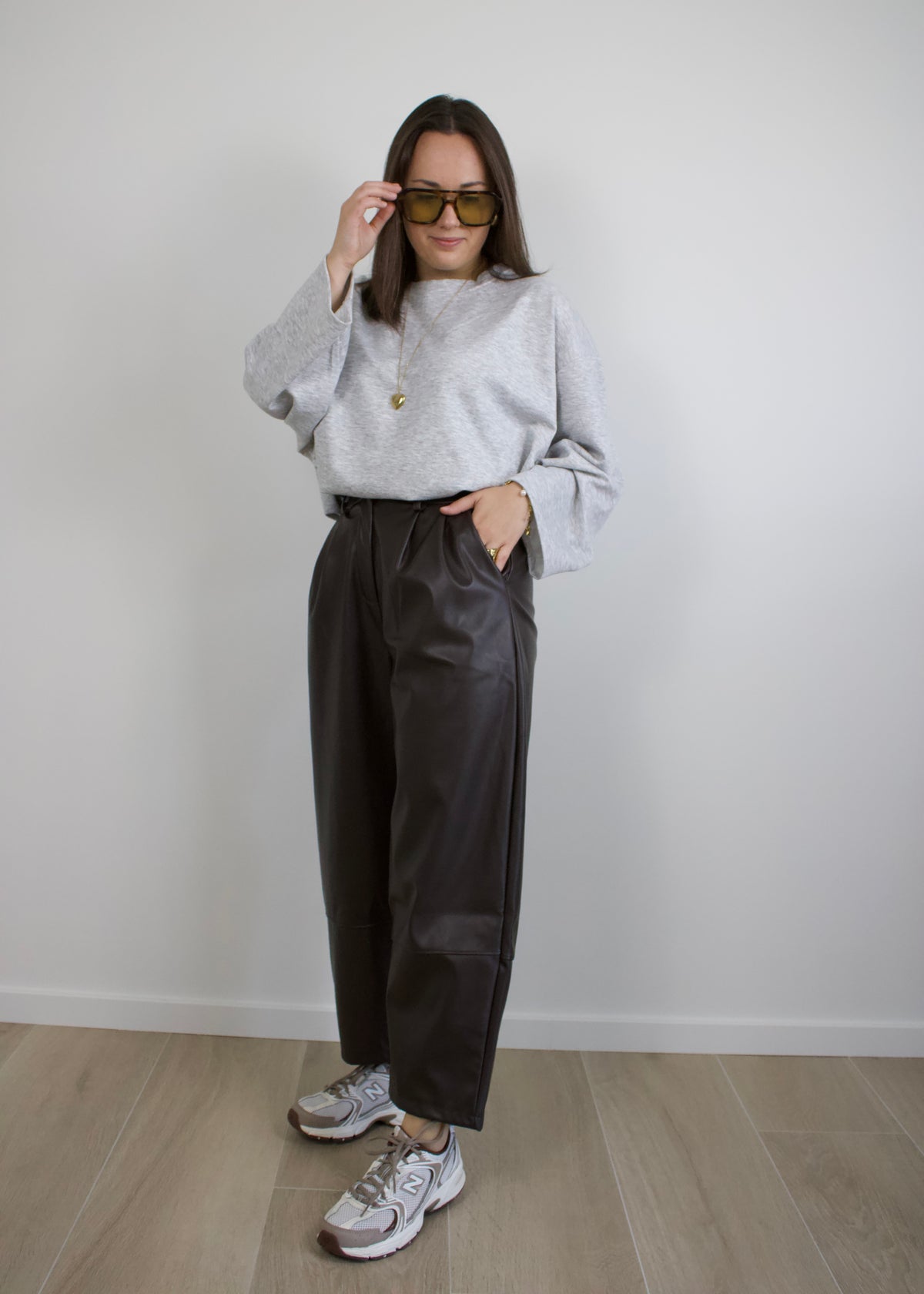 COCO - Lederlook Broek